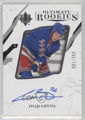 2017-18 Ultimate Collection Rookies 81/399 Filip Chytil #76 Rookie Auto RC - Image 1 of 3