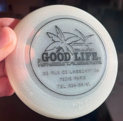 Vintage 1982 Paris GLOW MINI Disc Golf Frisbee #669 (Free Innova Pin) Wham-O - Image 1 of 4