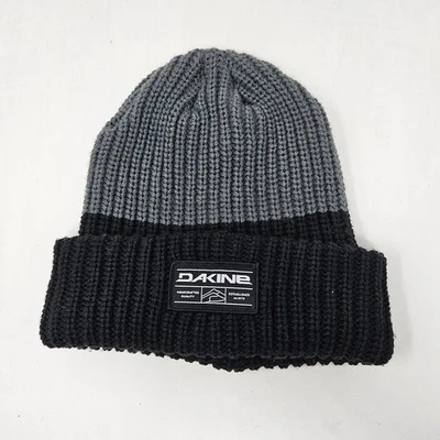 Dakine Albert Acrylic Rib Knit Cuff Unisex Beanie Black / Gray - Image 1 of 4