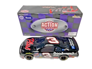 1997 Action Dale Earnhardt #3 GM Goodwrench Service Plus Die Cast Car Coin Bank - Picture 1 of 13