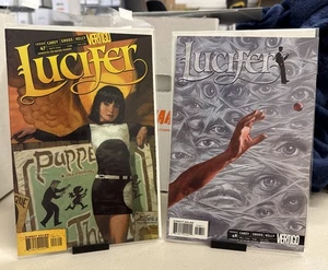 Lucifer Lot #47-#48 Direct Mike Carey (Apr.-May 2004) VF+/NM - Picture 1 of 3