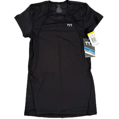 TYR All Elements Camiseta de running para mujer - Negro FCOTS6A - Talla XS - Keep Cool Foto 1 de 4