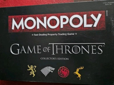 Monopoly Game of Thrones Collector's Edition Board Game - Image 1 of 3