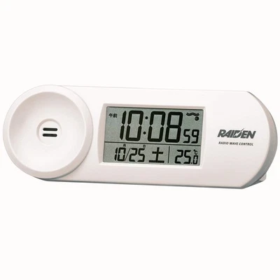 SEIKO CLOCK RAIDEN Loud Digital Radio Alarm Clock (White) NR532W - Image 1 of 3