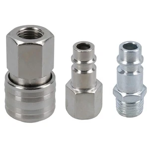 Accesorios de manguera Euro Air Line 1/4" BSP acoplador hembra y enchufes macho - Imagen 1 de 9