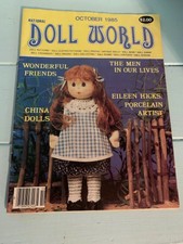 1985 October National Doll World Magazine