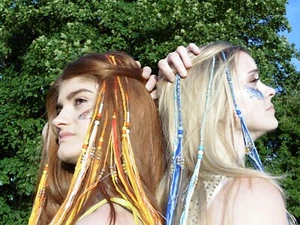 Hair Wrap Complete Kit Hair Braid Festival Hair - Picture 1 of 26