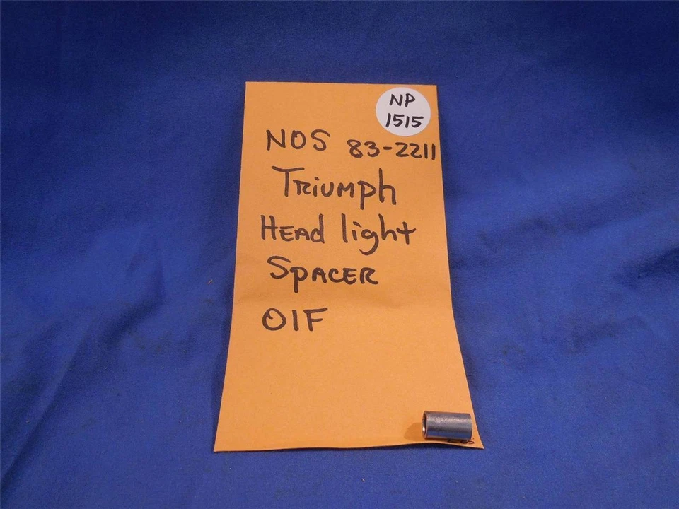 Espaciador de luz de cabeza BSA B25 B50 A65 TRIUMPH T120 TR6 # 83-2211 OIF NOS NP1515 Foto 1 de 1
