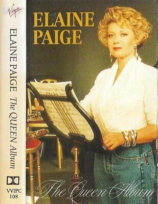 ELAINE PAIGE THE QUEEN ALBUM CASSETTE ALBUM REISSUE POP Vocal  - Image 1 of 4