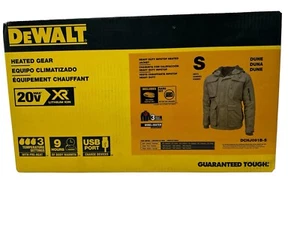 DeWalt 20V Men's Small HD Ripstop Heated Jacket w/USB Power Adaptor Only New - Picture 1 of 6