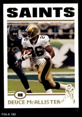 2004 Topps #180 Deuce McAllister Saints Ole Miss 8 - NM/MT - Image 1 of 2