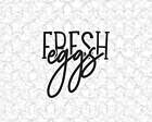 Fresh Eggs  kitchen Wall Decal Vinyl Sticker Tattoo For Windows Glass Wall with 