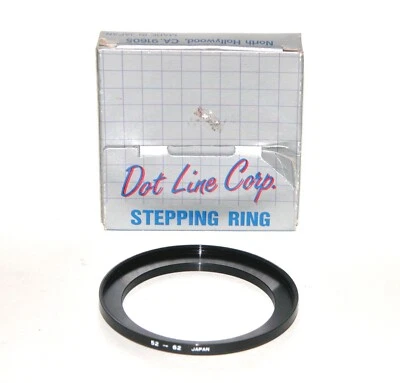 Dot Line Corp. Stepping Ring 52-62mm Step-Up Adapter (Japan) - Image 1 of 2