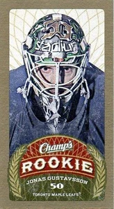 Jonas Gustavsson 09/10 UD Champs Mini RC #145 - Picture 1 of 1