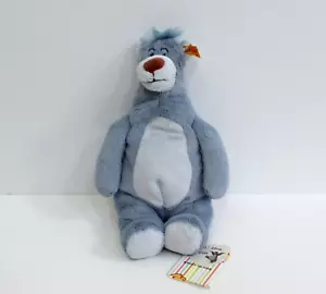 Peluche morbido Steiff x Disney libro della giungla Baloo blu grigio 12" - Foto 1 di 6