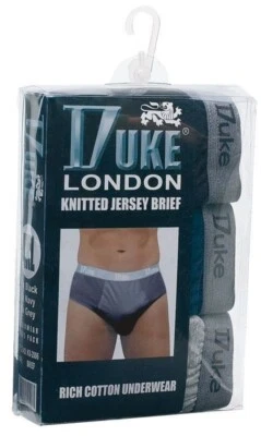 Duke London Uomo 3 Confezione Jersey Cotone Slip Taglia 1XL - 8XL - Immagine 1 di 4