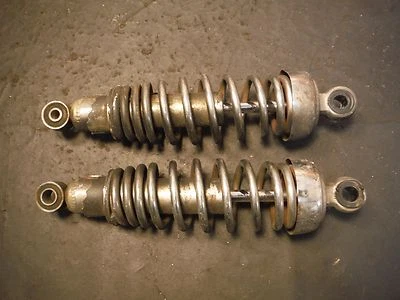 1985 85 Yamaha Virago XV700 XV 700 Left Right Rear Shocks Shock Suspension - Image 1 of 4