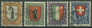 Schweiz Mi.Nr. 185-188 Pro Juventute 1923 gestempelt Mi.Wert 70 € (B4) - Picture 1 of 2