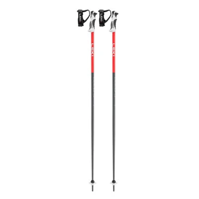LEKI Bold S Anthracite/Red/White Ski Poles (65366431)