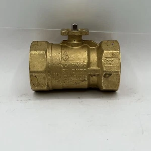Johnson Controls VG1245FR HVAC Kugelhahn, Zweiwege, Messing, 2 in 41P726 - Bild 1 von 8