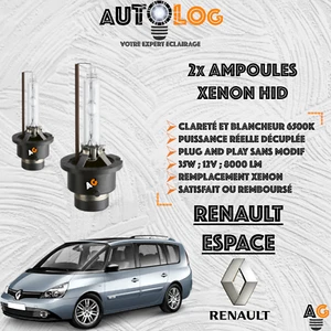 ✅ KIT AMPOULE XENON HID RENAULT ESPACE IV ✅ - Picture 1 of 5