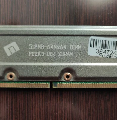Módulo de Memoria DDR-SDRAM DIMM PC2100 512 MB - Imagen 1 de 2