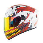DOT Full Face Motorcycle Helmet Rear Spoiler Casque Double Lens Motocross Helmet