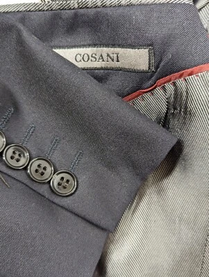 Giorgio Cosani размер 44R 3 кнопки черный Sport пальто блейзер 100% шерсти кашемир - Изображение 1 из 4