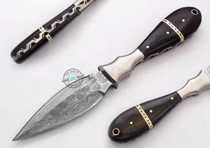 8,90" Custom handgefertigtes schönes Damast Enthäutungsdolch Messer (AA-0137-11) - Bild 1 von 6