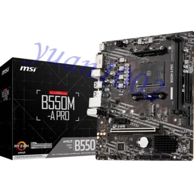 NUEVA PLACA BASE MSI B550M-A PRO AMD B550/zócalo AM4 entrega rápida Foto 1 de 4