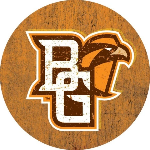 BOWLING GREEN FALCONS 4" VINTAGE STYLE MAGNET-BOWLING GREEN 4" ROUND MAGNET Cover