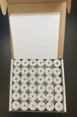 Pre-wound Bobbins Polyester 70tex Style "G" Black - Image 1 of 4