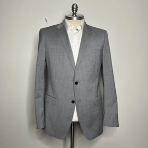LNWOT Bonobos Jetsetter Blazer Mens Light Gray Solid Stretch Wool Athletic Fit - Picture 1 of 6