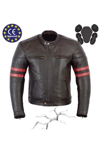 AZ's neue Herren Motorrad Lederjacken mit CE Panzerung - Bild 1 von 3