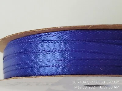 Spool 'O Ribbon - 10 Yds - 1/4 " W - Finished Edges  - Browse Colors - NEW - Image 1 of 3