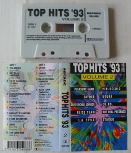 TOP HITS 93 VOLUME 2 (K7 Audio) PLEASURE GAME JAYDEE USURA STARGO BLISS TEAM - Picture 1 of 2