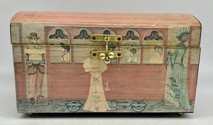 Vintage Mid Century Downtown Bus Box, Wood, 1970's - Picture 1 of 9