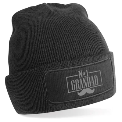 Grandad Gift Happy Birthday Hat Keepsake Christmas Present Idea For Men Beanie - Image 1 of 3