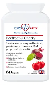 Beetroot & Cherry - Montmorency cherry + beetroot formula, plus nutritive allies - Picture 1 of 5