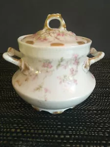 Antique Sugar Bowl with lid, Haviland Limoges, vgc - Picture 1 of 8