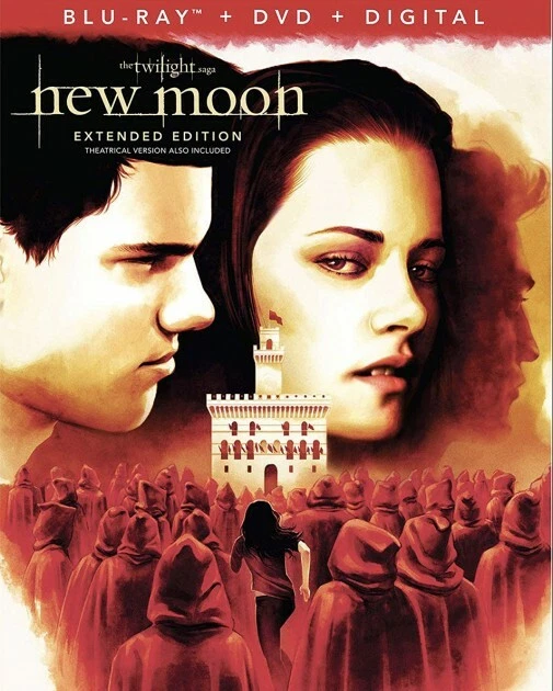 The Twilight Saga: New Moon Extended Edition (Blu-ray+DVD, 2020, 3-DiscSet)  - Image 1 of 1
