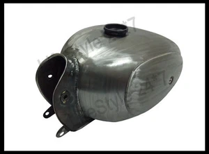 Petrol Gas Tank Bare Metal Fit For Old Royal Enfield Bullet 1950's - Picture 1 of 7