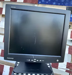 Gateway 17 Inch LCD Computer Monitor FPD1730 VGA Power Cord Vtg 2003 Video Games - Picture 1 of 7