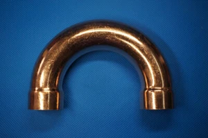 HVAC Copper Fitting CxC 180° U-bend elbow 1-1/4" Flaring ID 32.1mm - Picture 1 of 4
