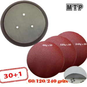 30+1 5" PSA Sander Pad No Holes For Porter Cable 13904 13909 333 334 332 13900 - Picture 1 of 4