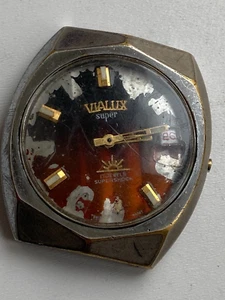 VINTAGE HERREN UHR VIALUX SUPER 17 JEWELS SWISS MADE FOR PARTS FHF 96-4 - Bild 1 von 9
