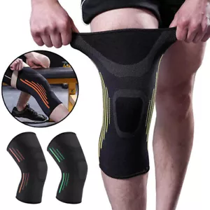 Compression Knee Brace for Men Running Knee Pain Knee Support Compression Sleeve - Picture 1 of 10