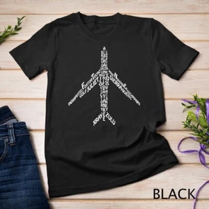 Camiseta de alfabeto fonético, camiseta de piloto de avión unisex - Imagen 1 de 15