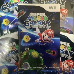Super Mario Galaxy 1 Nintendo Wii solo manual de instrucciones - Imagen 1 de 3