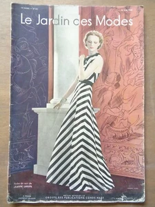 El Jardín Las Modos 1935 Revista Moda Modelo Vintage French Fashion Estilo - Bild 1 von 4